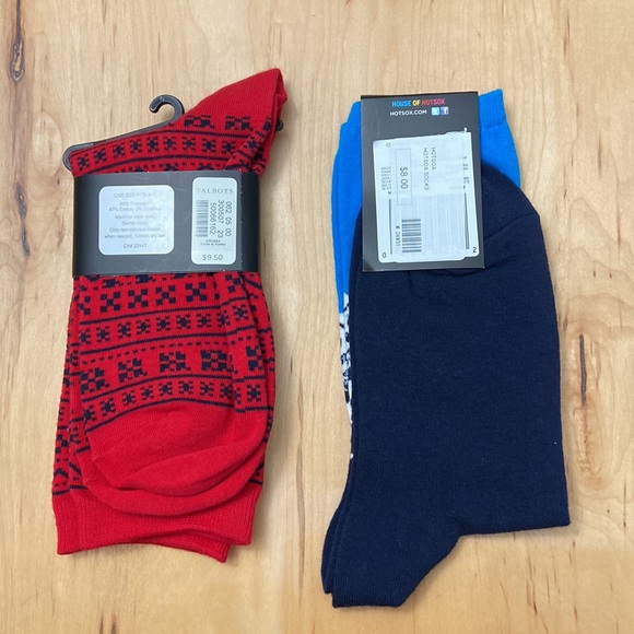 TALBOTS and HOTSOX bundle of socks.  NWT - Picture 2 of 10
